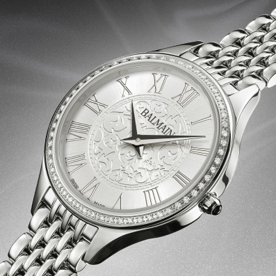 Swiss Made Balmain de Balmain collection blending precision and haute couture aesthetics Balmain de Balmain collection showcasing timeless Swiss elegance and Parisian artistry