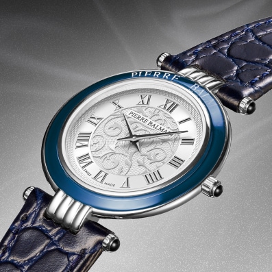 Luxury Haute Elegance timepiece with diamond accents and couture-inspired craftsmanship Haute Elegance collection Swiss Made watch featuring refined arabesque dial and Parisian sophistication