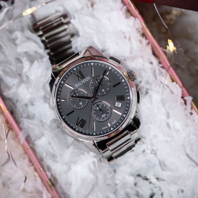 Elegant Balmain men’s watch showcasing Swiss craftsmanship and modern style